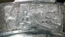 Decoración del Caldero celta de Gundestrup