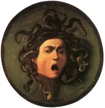 Medusa pintada por Caravaggio