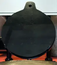 Espejo azteca de obsidiana negra