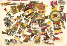 Tezcatlipoca representado en el Códice Borgia
