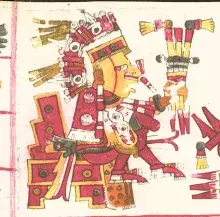 Xipe Totec en el códice Borgia