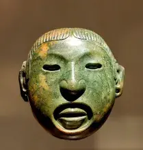 Máscara de jade del dios Xipe Totec