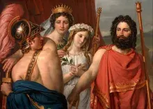 Enfrentamiento entre Aquiles y Agamenón por David