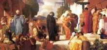 Andrómaca cautiva por Leighton