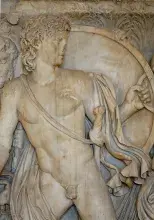 Aquiles en un relieve de época helenística