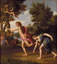 Hipomenes y Atalanta por Nicolas Colombel
