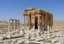 El templo de Baal en Palmira, destruido por ISIS