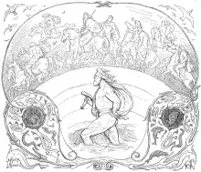 El Bifrost, puente entre Asgard y el reino de los hombres en la mitología nórdica