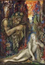Polifemo y Galatea según Gustave Moreau