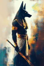 El dios Anubis en la mitología egipcia