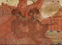 Princesas de Amarna en una pintura