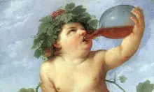 El dios Baco, dios romano del vino y la borrachera
