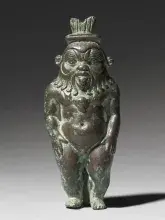 Amuleto del dios egipcio Bes