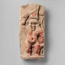 Relieve del dios egipcio Bes