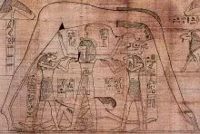 El dios egipcio Geb, dios de la tierra en Egipto
