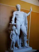 El dios Marte esculpido por Thorvaldsen