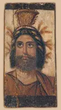 Pintura del dios Serapis