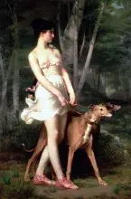 La diosa Diana imaginada por Gaston Casimir Saint Pierre