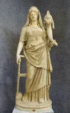 Escultura de la diosa Fortuna