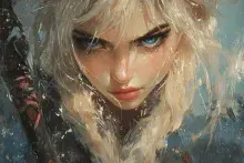 Imagen moderna de la diosa Freya
