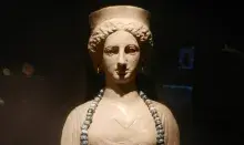 La diosa Tanit en una representación hallada en Ibiza