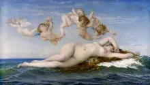 Nacimiento de Venus de Alexandre Cabanel
