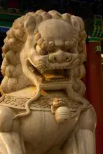 Dragón chino escultura