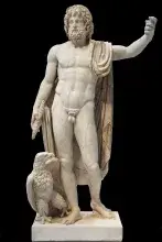 Escultura de Júpiter en el Museo del Louvre