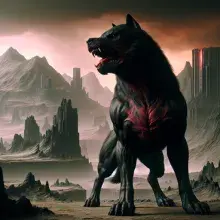 Garm, el perro guardián de Hellheim