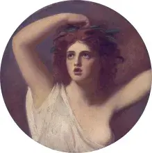 Casandra imaginada por George Romney