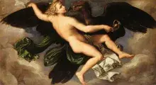 El rapto de Ganimedes pintado por Girolamo da Carpi