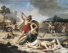 El combate de Horacios y Curiacios