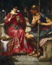 Jasón y Medes imaginados por John Williams Waterhouse
