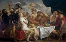 La manzana de la discordia, de Jordaens