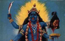 Kali diosa hindú de la destrucción y la muerte