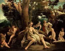 Leda y el cisne de Correggio