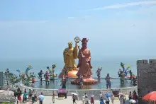 Esculturas de la diosa Mazu, diosa china del mar