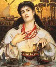 Medea imaginada por el pintor Sandys