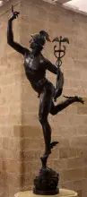 El dios Mercurio imaginado por Giambologna