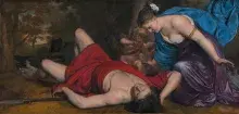 El mito de Adonis y Venus pintado por Holsteyn