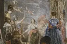 Detalle de la Fábula de Aracne de Velázquez