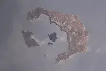 La isla de Santorini posible origen del mito de la Atlántida