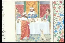 El mito de Atreo y Tiestes en una ilustración medieval