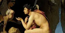 Edipo y la esfinge de Ingres
