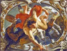 El mito de Faetón por Jacob Jordaens