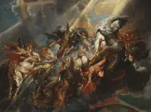 La caída de Faetón por Rubens