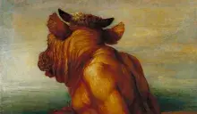 La leyenda del minotauro de Creta pintada por Watts