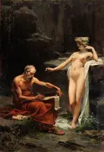 Numa Pompilio y la ninfa Egeria