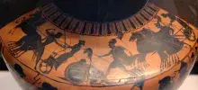 Neoptólemo matando a Eurípilo, hijo de Télefo