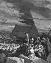 El mito de la Torre de Babel según Gustav Doré